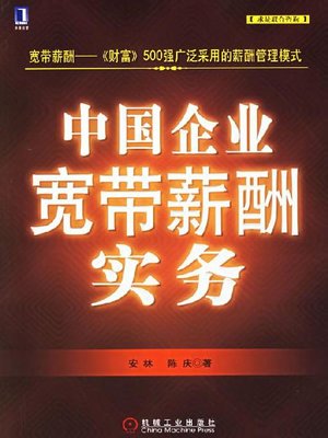 cover image of 中国企业宽带薪酬实务